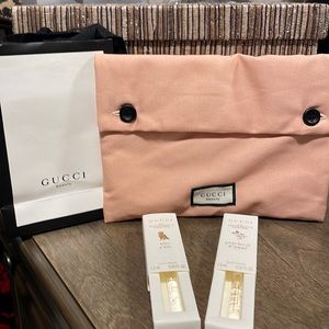 Gucci makeup pouch/with alchemist Garden/tears of iris & A chant for the triumph